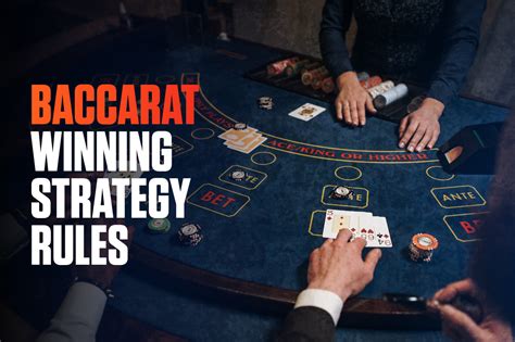 strategy to win baccarat|baccarat game strategy.